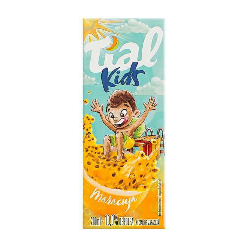 Suco Néctar de Maracujá Tial Kids 200ml - 24 Unidades